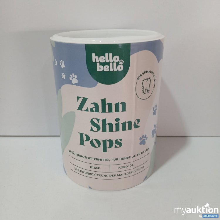 Artikel Nr. 957063 Artikel Nr. 957063: Hello Bello Zahn Shine Pops je 200g