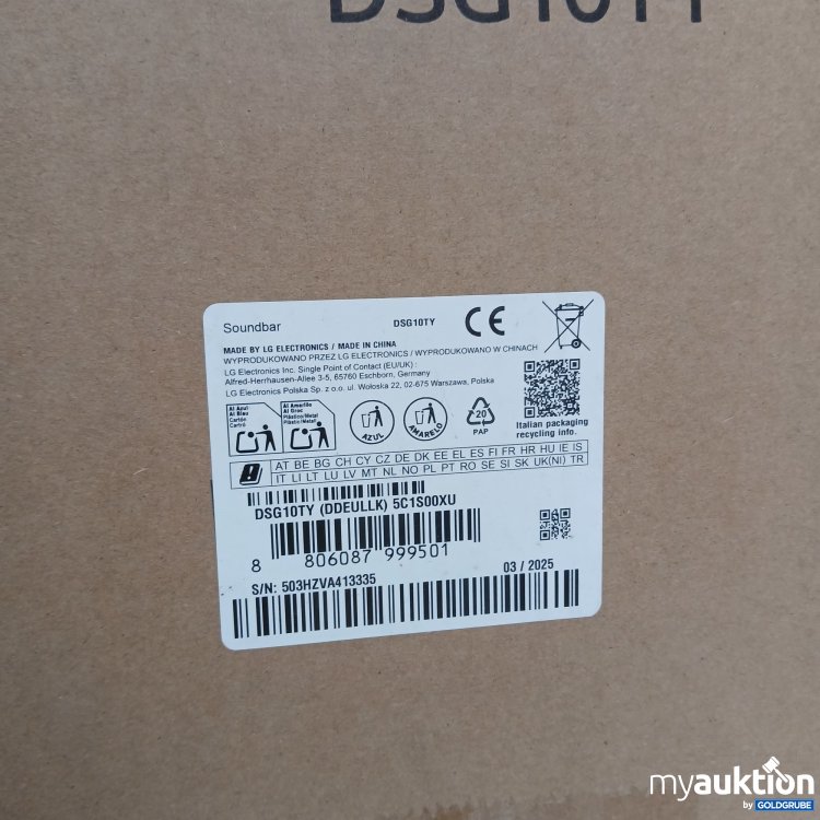 Artikel Nr. 967063: LG Soundbar  DSG10TY 