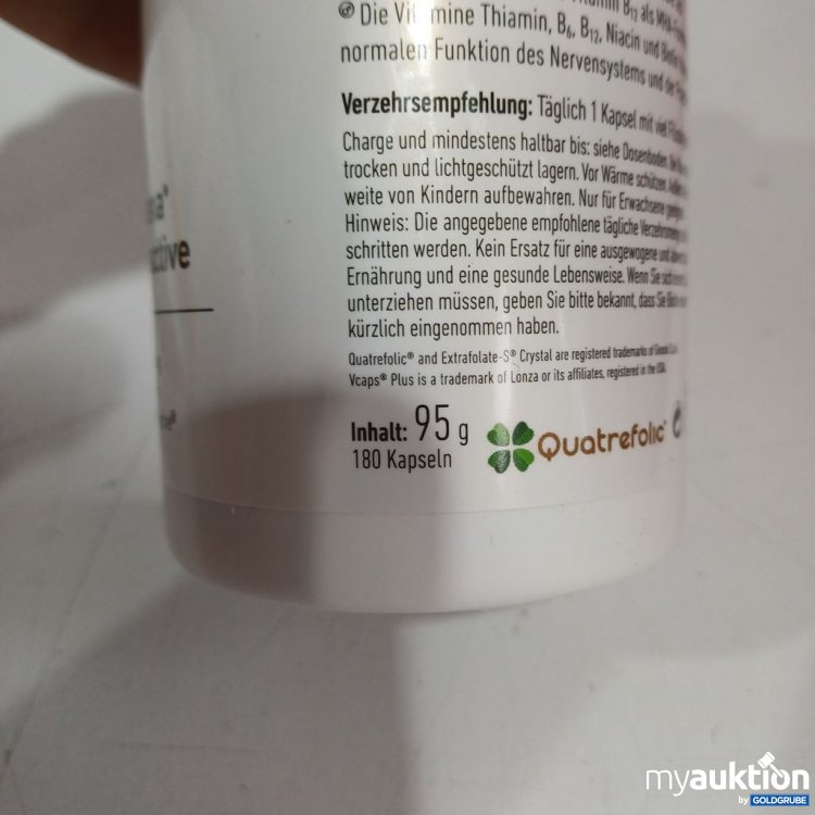 Artikel Nr. 971063 Artikel Nr. 971063: Biogena Neurosagena B-Komplex active 180 Kapseln 95g