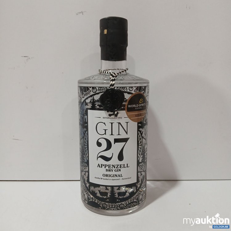Artikel Nr. 972063: GIN 27 Appenzell Dry Gin Original, 0,7L