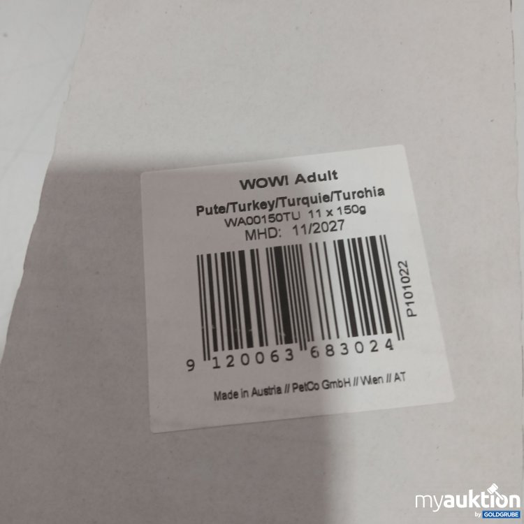 Artikel Nr. 987063: Wow Adult Pute 11x150g
