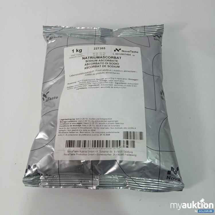 Artikel Nr. 800064 Artikel Nr. 800064: NovaTaste Natriumascorbat 1kg
