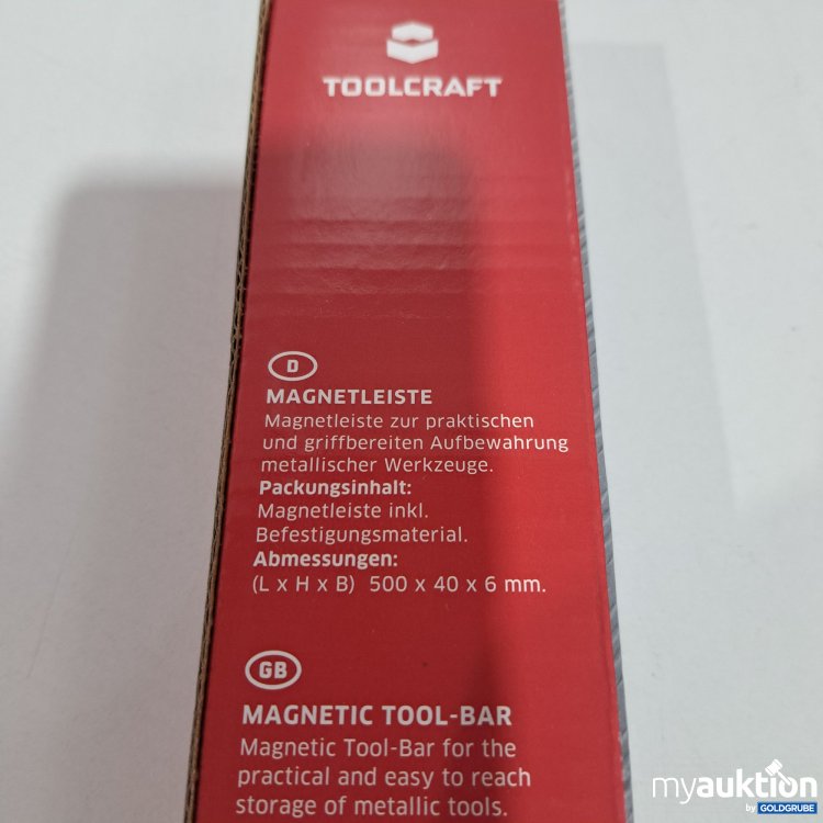 Artikel Nr. 817064 Artikel Nr. 817064: Toolcraft Magnetleiste Nr. 837471, 500x40x6mm