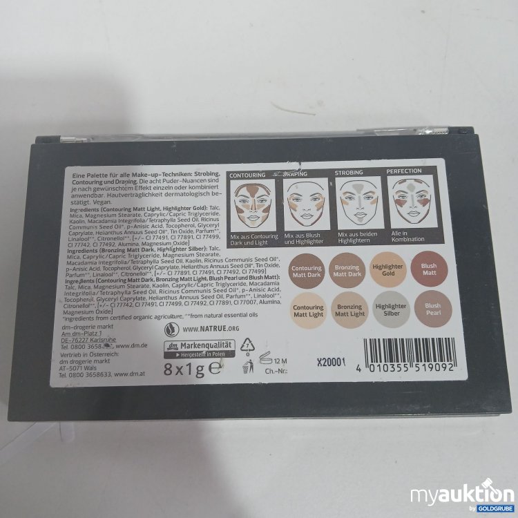 Artikel Nr. 818064 Artikel Nr. 818064: Alverde Naturkosmetik Professional Contour & Highlight Palette