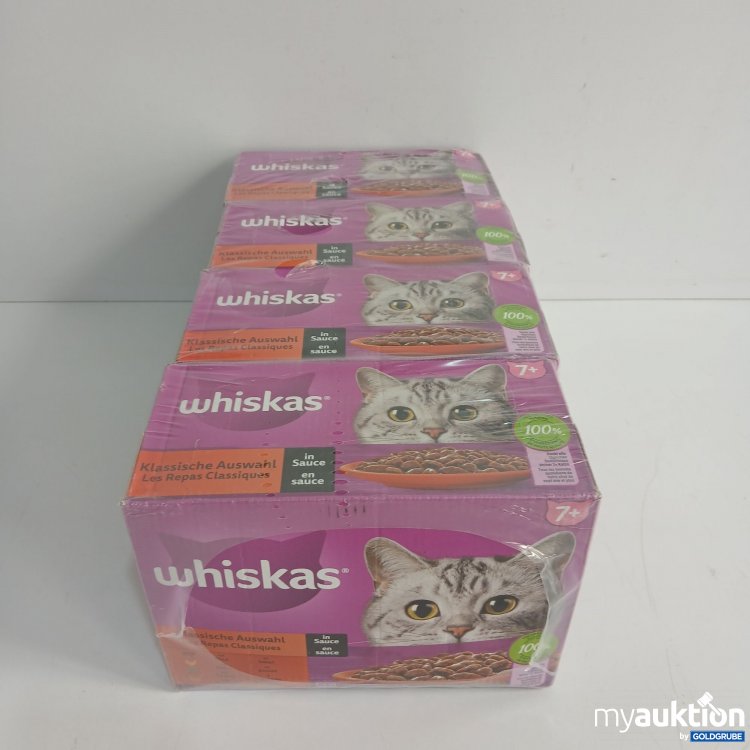 Artikel Nr. 858064 Artikel Nr. 858064: Whiskas Katzenfutter Klassische Auswahl im Sauce 4x(12x85g)