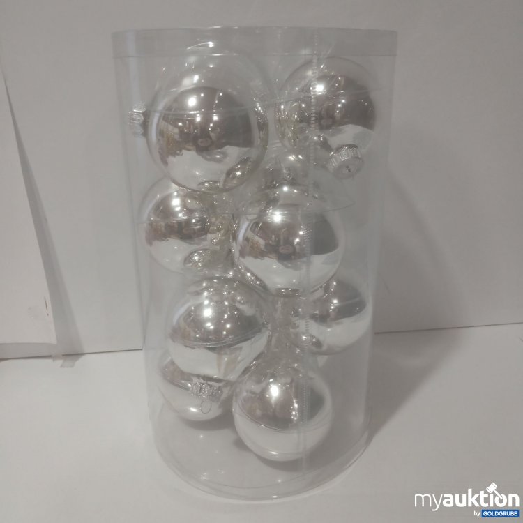 Artikel Nr. 912064 Artikel Nr. 912064: Weihnachtskugeln Silber glänzend