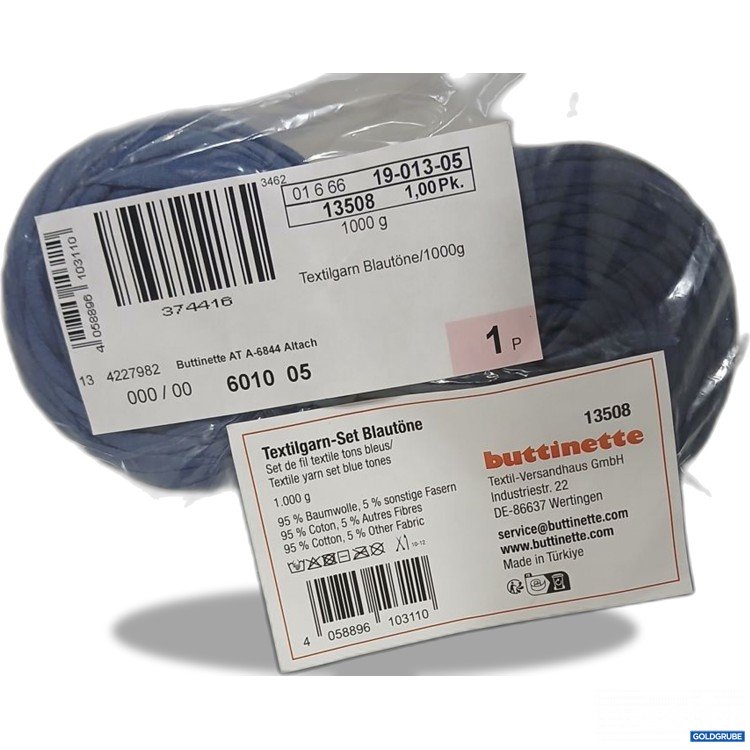 Artikel Nr. 930064 Artikel Nr. 930064: buttinette Textilgarn Blau-Set 1000g 4stk