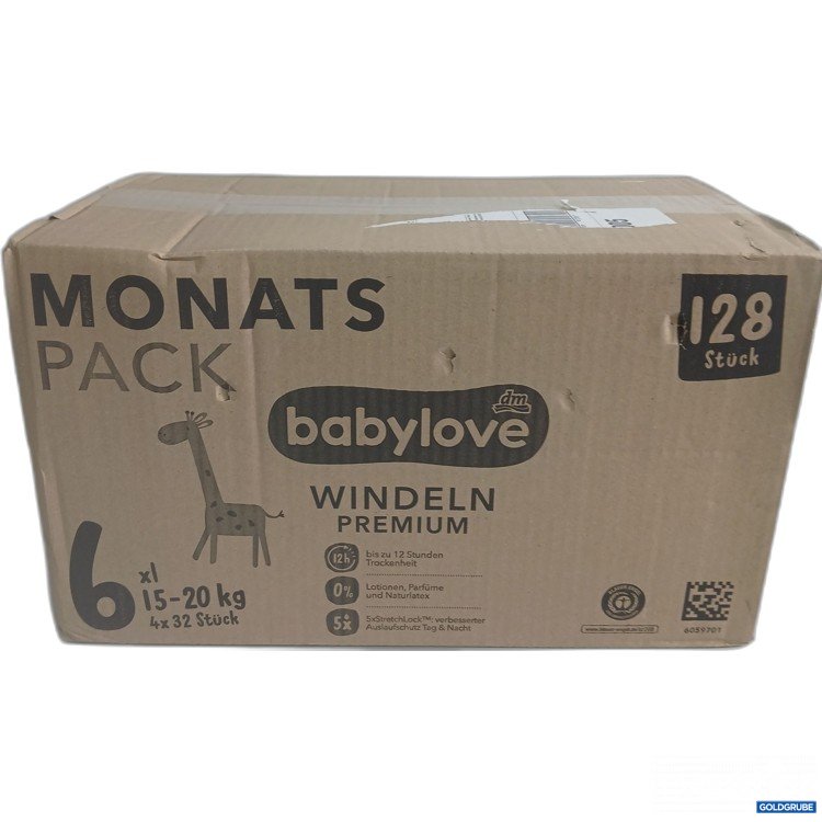 Artikel Nr. 970064: Babylove Windeln Premium 6xl 15-20kg 128Stk 