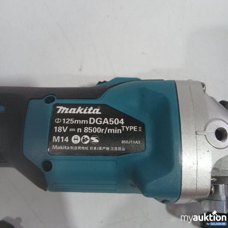 Artikel Nr. 985064 Artikel Nr. 985064: Makita Akku Winkelschleifer DGA504 laut Foto