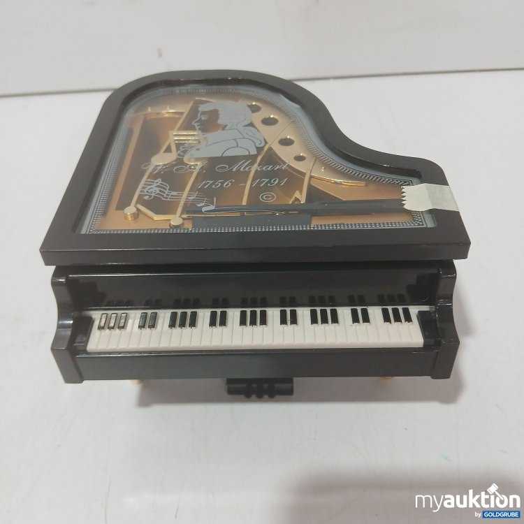 Artikel Nr. 989064: Mini-Piano Musikbox ca 12x13x8cm 