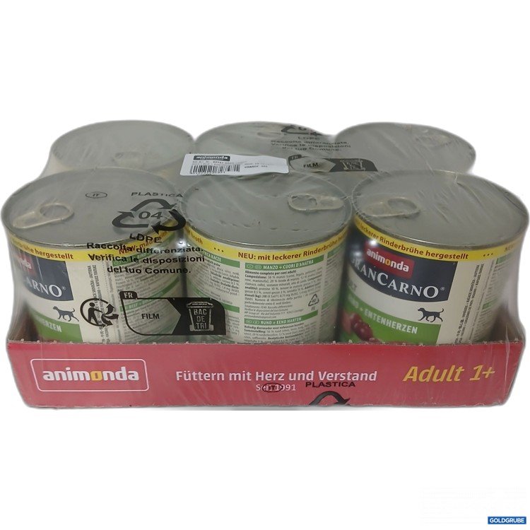 Artikel Nr. 990064 Artikel Nr. 990064: Animonda GranCarno Adult Rind mit Entenherzen 6x800g