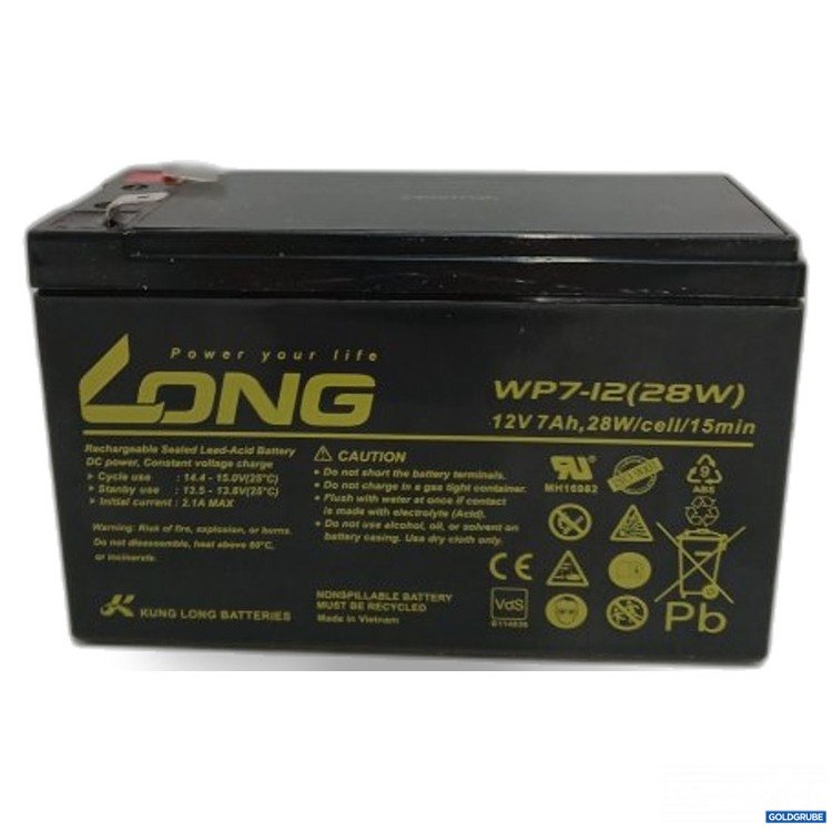 Artikel Nr. 998064 Artikel Nr. 998064: Kung Long Wartungsfreie Bleibatterie PA-R506