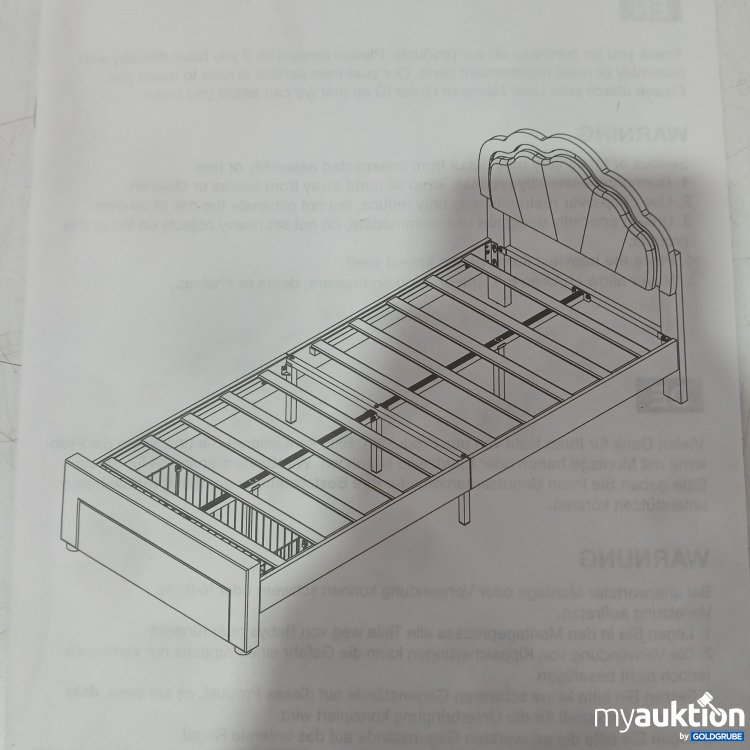 Artikel Nr. 446065: Upholstered Bed Frame ca 90×200cm 