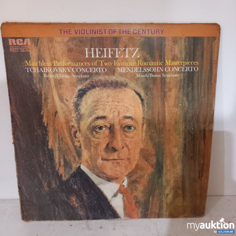 Artikel Nr. 470065: RCA Schallplatte Heifetz Tchaikovsky Mendelssohn