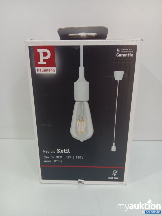 Artikel Nr. 826065 Artikel Nr. 826065: P. Paulmann Neodic Ketil Max. 1x20W, E27, 230V weiß
