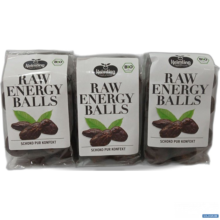 Artikel Nr. 972065: Keimling Naturalkost Raw Energy Balls Datteln u. Mandeln 3×200g