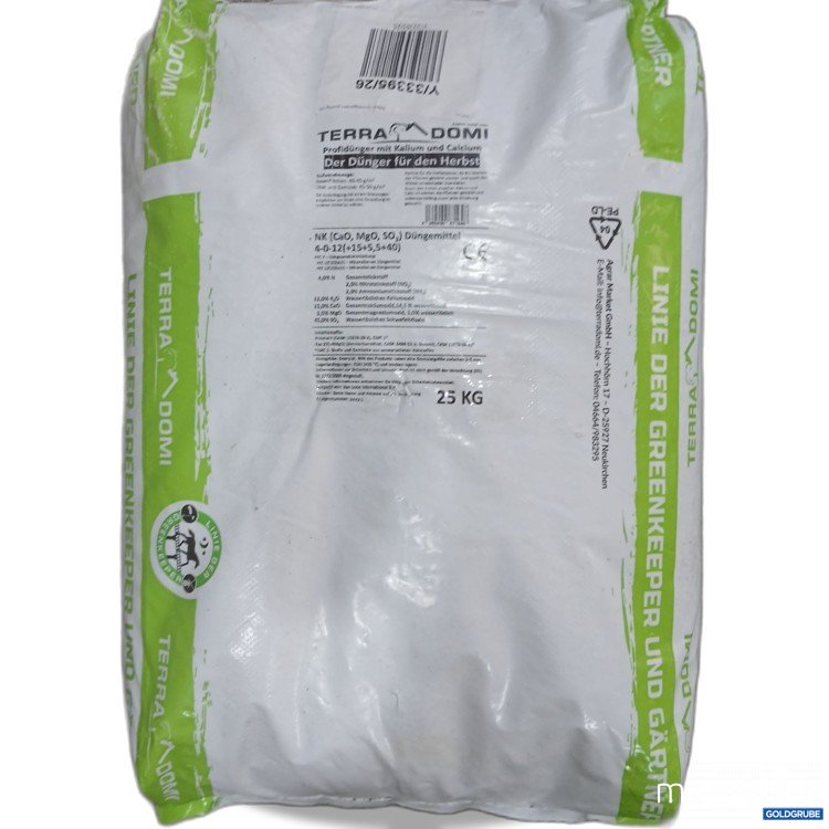 Artikel Nr. 988065 Artikel Nr. 988065: Terra Domi Profidünger mit Kalium und Calcium 25kg