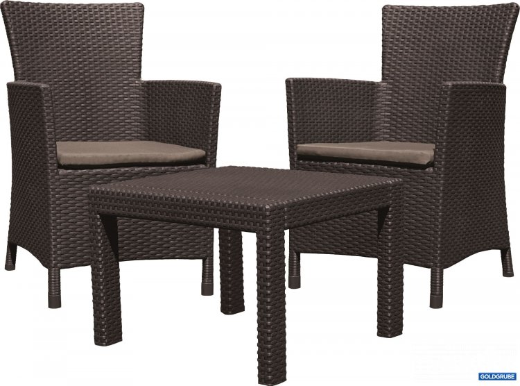 Artikel Nr. 354066 Artikel Nr. 354066: Keter Rosario Balcony set 2+1 - brown ALLIBERT