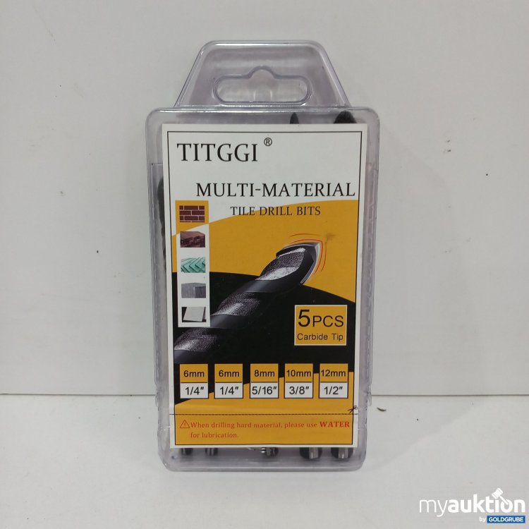 Artikel Nr. 822066: TITGGI Multi Material Bohrer 5x verschiedene Größen 