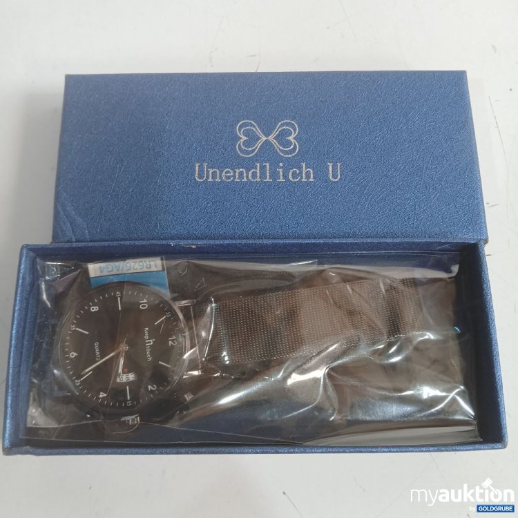 Artikel Nr. 919066: Unendlich U Armbanduhr Edelstahl