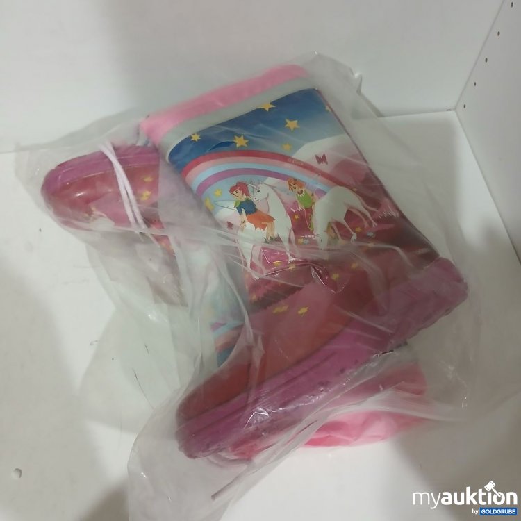 Artikel Nr. 930066 Artikel Nr. 930066: Gummistiefel mit Einhorn-Motiv, pink