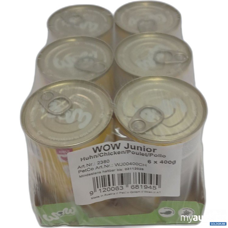 Artikel Nr. 987066: Wow Chicken Junior 6x400g 