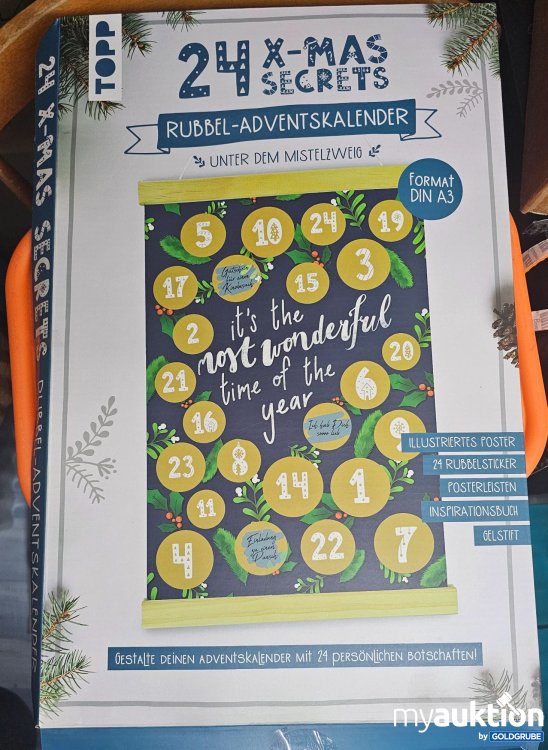 Artikel Nr. 397067: Topp Rubbel-Adventskalender zum selber gestalten