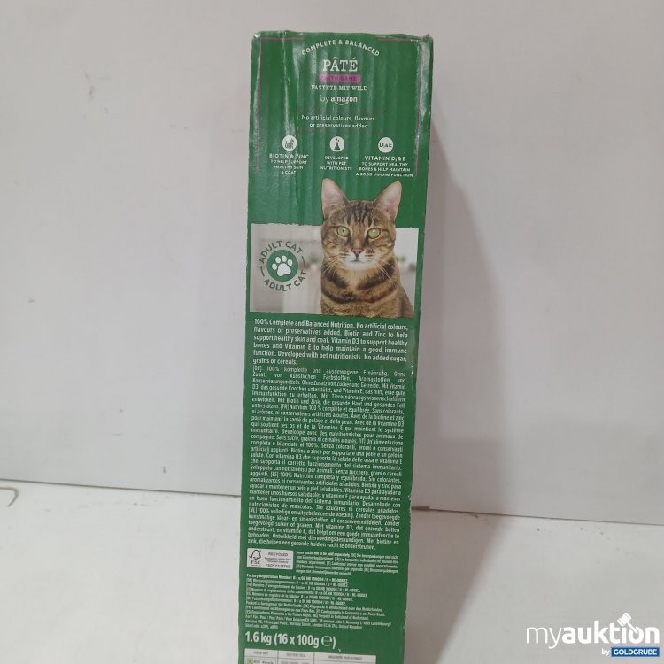 Artikel Nr. 466067: Pâté 
 Wild Katzenfutter 
1,6 kg (16 x 100 g)