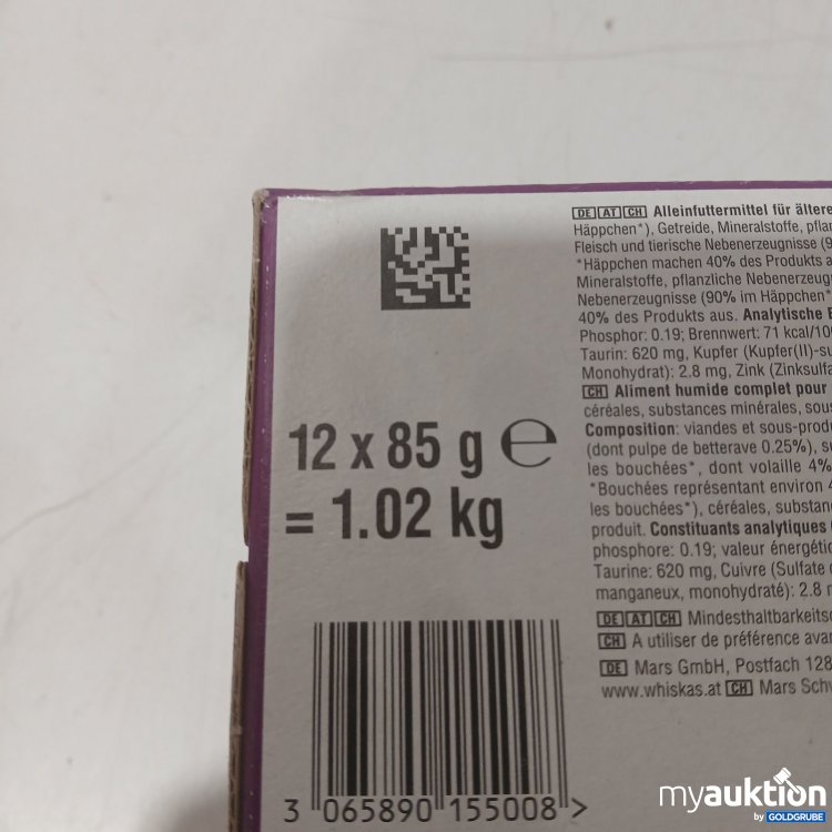 Artikel Nr. 468067 Artikel Nr. 468067: Whiskas Senior Geflügel Auswahl 12 x 85 g