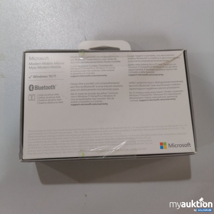 Artikel Nr. 721067: Microsoft Moderne Mobile Maus