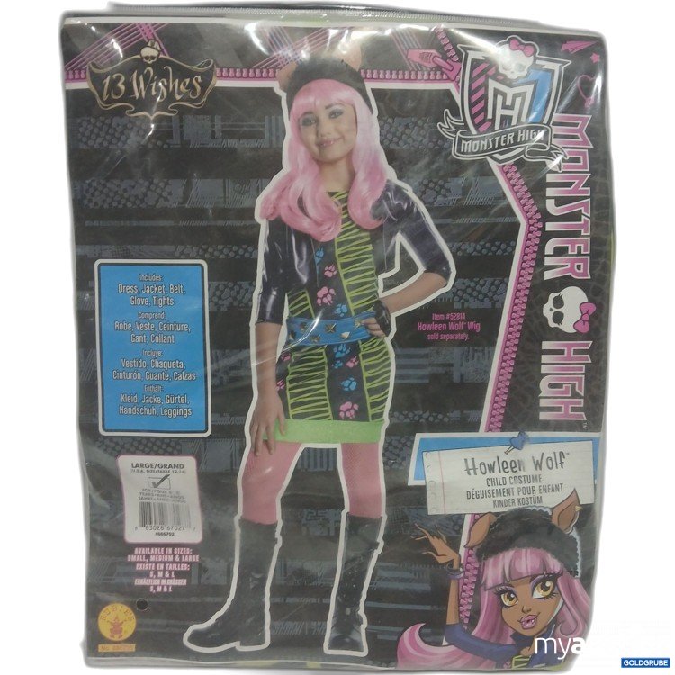 Artikel Nr. 929067: Monster High Kinder Kostüm Howleen Wolf 