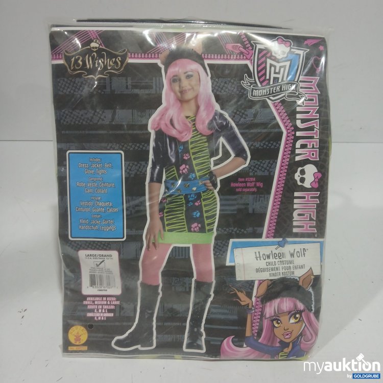 Artikel Nr. 929067: Monster High Kinder Kostüm Howleen Wolf 