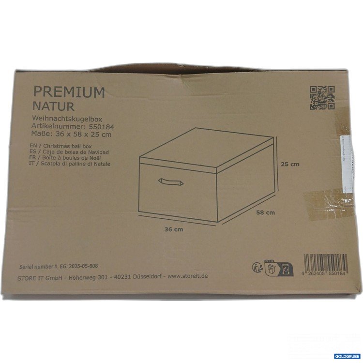 Artikel Nr. 979067 Artikel Nr. 979067: Premium Natur Weihnachtskugelbox 550184 36x58x25cm