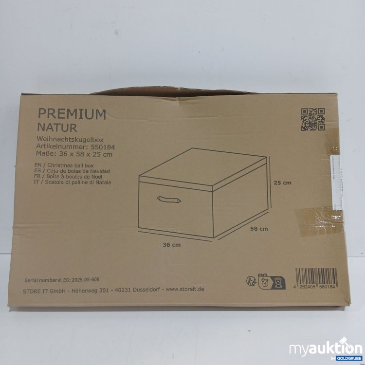 Artikel Nr. 979067 Artikel Nr. 979067: Premium Natur Weihnachtskugelbox 550184 36x58x25cm