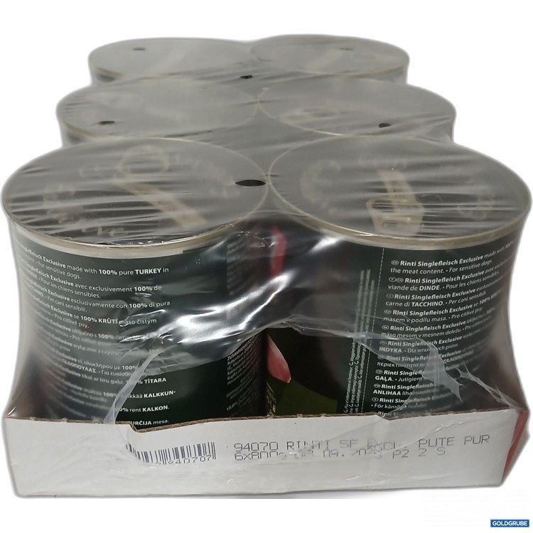 Artikel Nr. 990067 Artikel Nr. 990067: Rinti Singlefleisch Pute Pur 6x800g