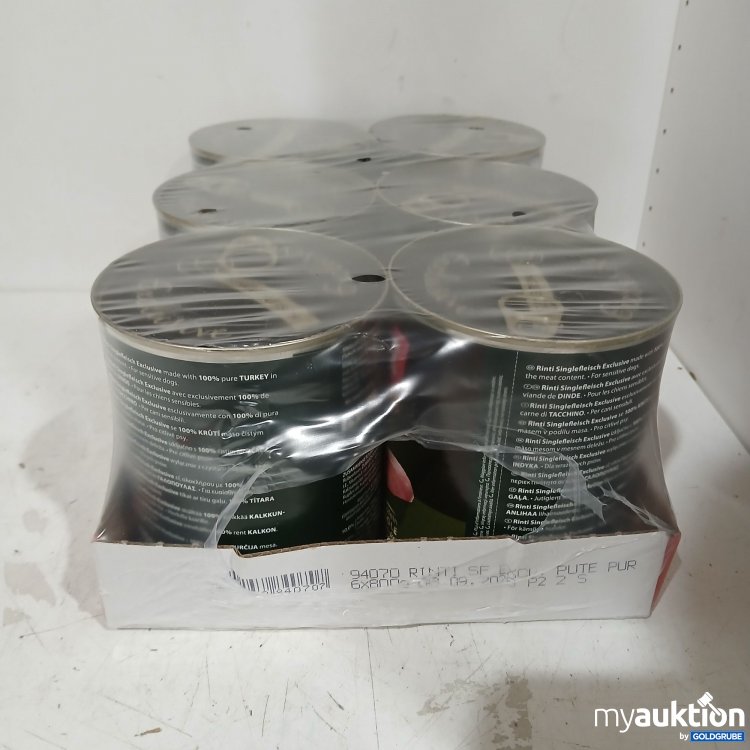 Artikel Nr. 990067 Artikel Nr. 990067: Rinti Singlefleisch Pute Pur 6x800g