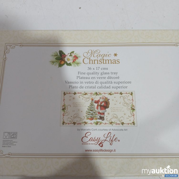 Artikel Nr. 994067 Artikel Nr. 994067: Magic Christmas Fine quality glass tray 36x17cm