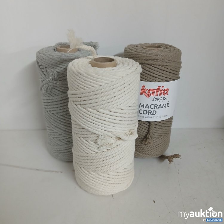Artikel Nr. 819068 Artikel Nr. 819068: Katia Macrame Cord 3 Stück