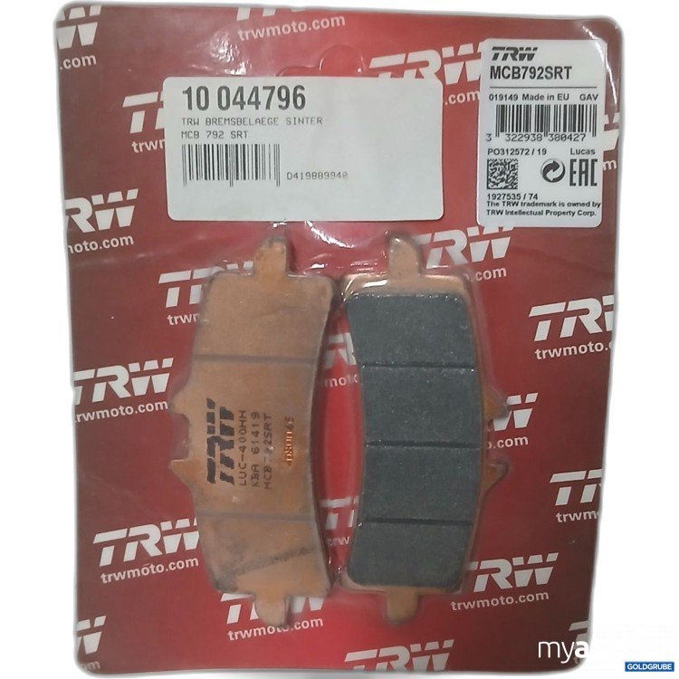 Artikel Nr. 913068: TRW MCB792SRT 10044796 Bremsbelag Sinter 