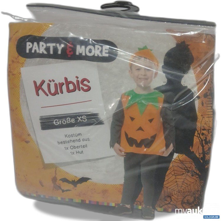 Artikel Nr. 929068: Party&More Kinder Kostüm Kürbis 