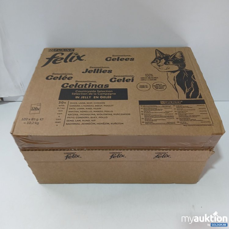 Artikel Nr. 957068: Purina Felix diverses Katzenfutter, 120×85g