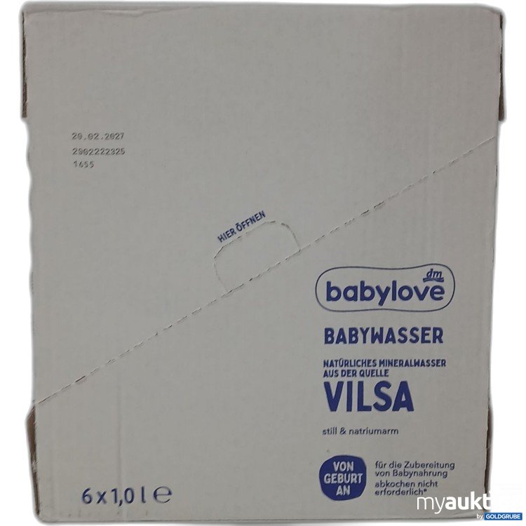 Artikel Nr. 972068: Babylove Babywasser 6×1L