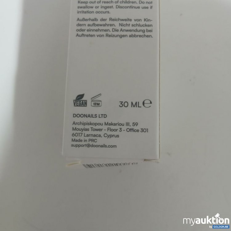 Artikel Nr. 982068 Artikel Nr. 982068: Doonails Remover Oil Entferner Öl