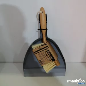 Auktion Bamboo Dustpan set with bamboo brush 