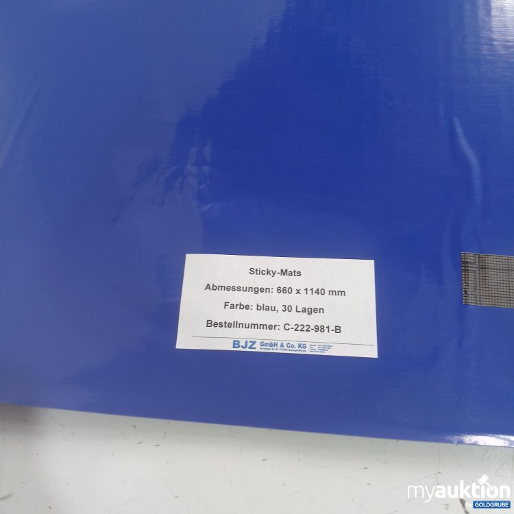 Artikel Nr. 463069 Artikel Nr. 463069: BJZ Sticky Mats 660x1140mm blau 7Stk