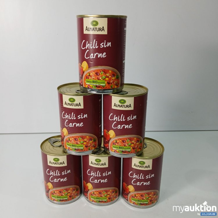 Artikel Nr. 800069: Alnatura Chili sin Corne 6x400g