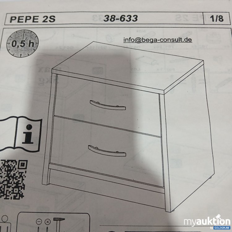 Artikel Nr. 889069: Pepe Nako 2S Nachttisch 