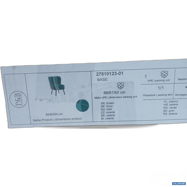 Artikel Nr. 956069: P&B Stuhl "Base" 27810123-01 grün 