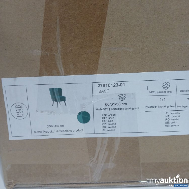 Artikel Nr. 956069: P&B Stuhl "Base" 27810123-01 grün 