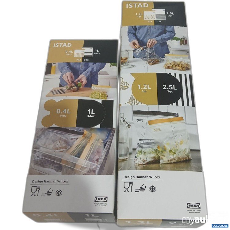 Artikel Nr. 985069: Ikea Frischhalte Säcke 0,4L / 1L / 1,2L / 2,5L 